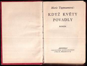 Marie Tippmannová: Když květy povadly
