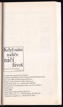 Susan Forward: Když nám rodiče ničí život