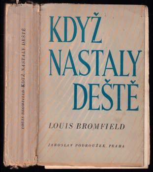Když nastaly deště : román moderní Indie