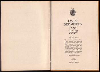 Louis Bromfield: Když nastaly deště