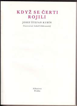 Josef Štefan Kubín: Když se čerti rojili