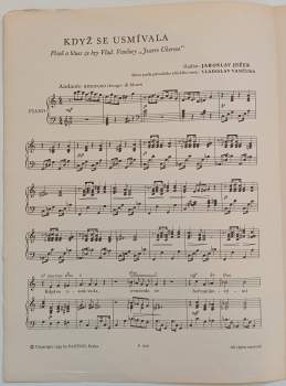 Jaroslav Ježek: Když se usmívala