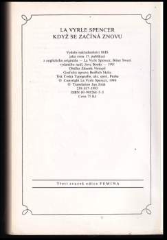 LaVyrle Spencer: Když se začíná znovu