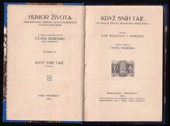 José Wancells y Marqués: Když sníh taje