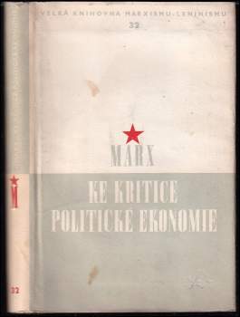 Karl Marx: Ke kritice politické ekonomie