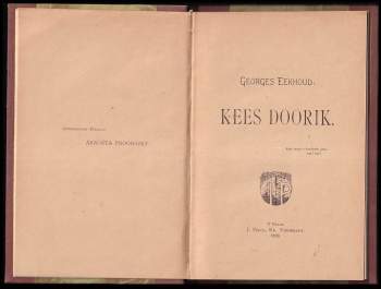 Georges Eekhoud: Kees Doorik
