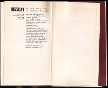 Václav Černý: Kéž hoří popel můj