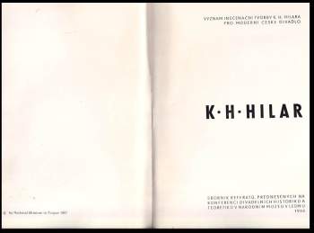 Jiří Hilmera: K.H. Hilar