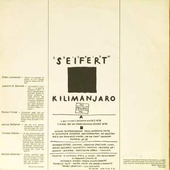Zbigniew Seifert: Kilimanjaro