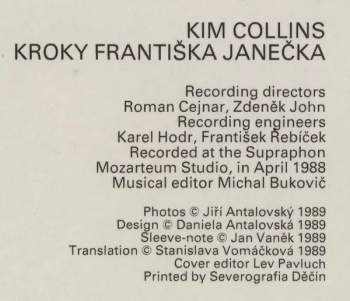 Kroky: Kim Collins & Kroky Františka Janečka