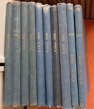 Antonín Dvořák: Kino, KOMPLETNÍ ROČNÍKY 1960 XV.- 1990 XLV. BEZ ROČNÍKŮ 1973, 1974, 1975, 1988