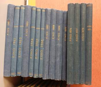 Antonín Dvořák: Kino, KOMPLETNÍ ROČNÍKY 1960 XV.- 1990 XLV. BEZ ROČNÍKŮ 1973, 1974, 1975, 1988