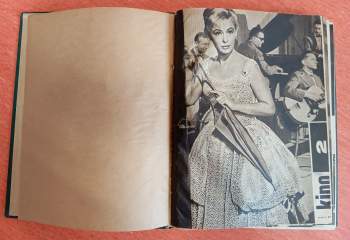 František Goldschneider: Kino, NEKOMPLETNÍ ROČNÍK XXII., Čísla 1-26 (chybí číslo 3-8) + KOMPLETNÍ ROČNÍKY XXIII.-XXXIII., Čísla 1-26
