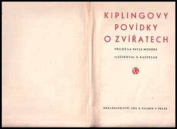 Rudyard Kipling: Kiplingovy povídky o zvířatech