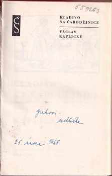 Václav Kaplický: Kladivo na čarodějnice