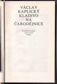 Václav Kaplický: Kladivo na čarodějnice