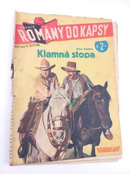 Klamná stopa - Romány do kapsy - Rodokaps 304 (43)  - ročník VI.