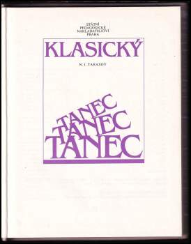 Nikolaj Ivanovič Tarasov: Klasický tanec