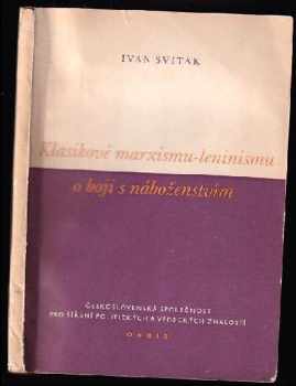 Klasikové marxismu-leninismu o boji s náboženstvím