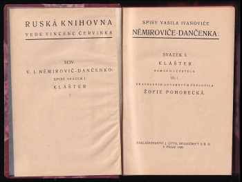Vasilij Ivanovič Nemirovič-Dančenko: Klášter