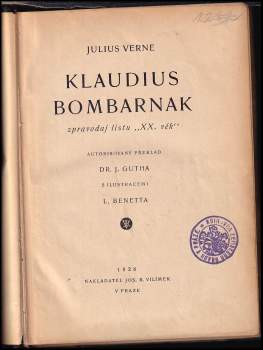 Jules Verne: Klaudius Bombarnak