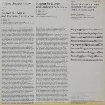Wolfgang Amadeus Mozart: Klavierkonzert Es-dur Kv 482, Klavierkonzert A-dur Kv 488