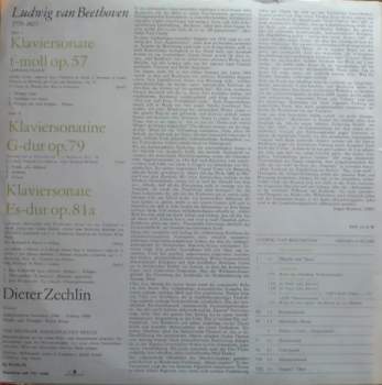 Ludwig van Beethoven: Klaviersonate F-moll Op.57 (Appassionata) / Klaviersonatine G-dur Op.79 / Klaviersonate Es-dur Op.81a (Les Adieux)