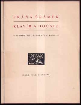 Fráňa Šrámek: Klavír a housle