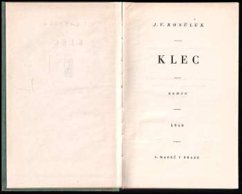 Jan Václav Rosůlek: Klec