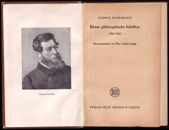 Ludwig Feuerbach: Kleine philosophische Schriften
