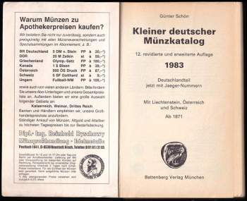 Günter Schön: Kleiner deutscher Münzkatalog