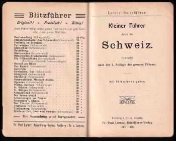 Kleiner Führer durch die Schweiz