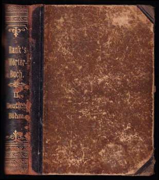 Kleines Taschenwörterbuch der böhmischen und deutschen Sprache