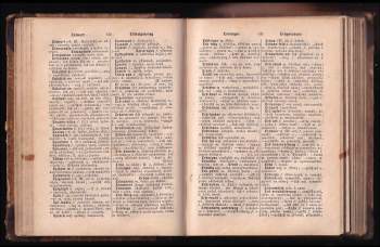 Josef Rank: Kleines Taschenwörterbuch der böhmischen und deutschen Sprache