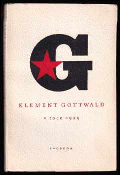 Klement Gottwald v roce 1929