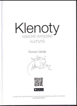 Roman Vaněk: Klenoty klasické evropské kuchyně