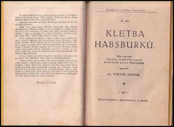 Viktor Justus: Kletba Habsburků