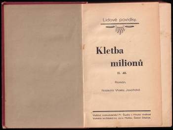 Vlasta Javořická: Kletba milionů