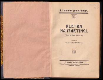 Vlasta Pittnerová: Kletba na Martinci