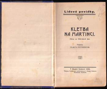 Vlasta Pittnerová: Kletba na Martinci