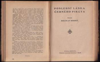 Boleslav Borský: Kletba popraviště + Poslední láska černého piráta