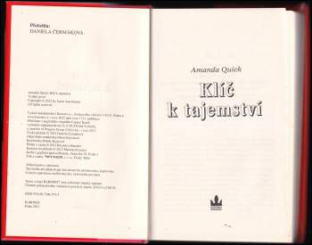 Amanda Quick: Klíč k tajemství