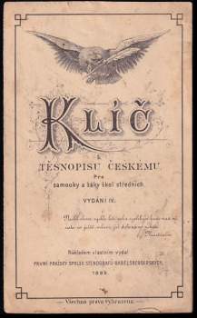 Josef Polívka: Klíč k těsnopisu českému