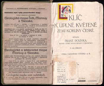 Klíč k Úplné květeně zemí Koruny české