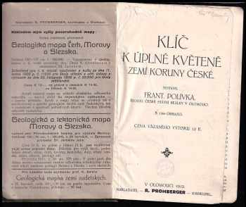 Klíč k Úplné květeně zemí Koruny české