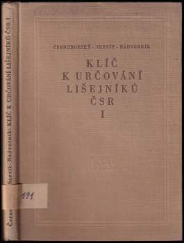 Zdeněk Černohorský: Klíč k určování lišejníků ČSR