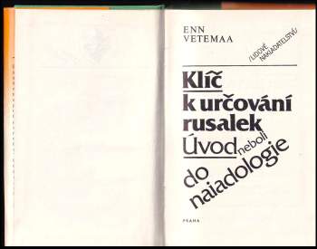 Enn Vetemaa: Klíč k určování rusalek, neboli, Úvod do naiadologie