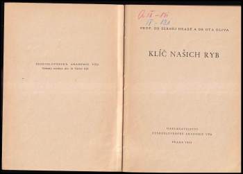 Sergej Hrabě: Klíč našich ryb