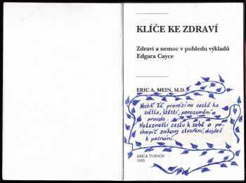 Edgar Cayce: Klíče ke zdraví