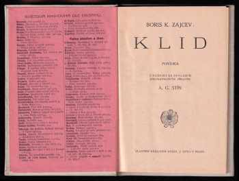 Boris Konstantinovič Zajcev: Klid